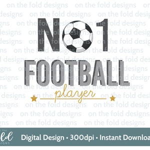 Football, clipart transparent d'anniversaire de grand fan n° 1, téléchargement immédiat, cartes d'anniversaire personnalisées et cadeaux, impression par sublimation