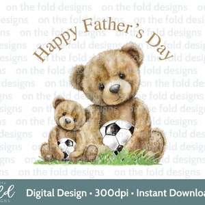 Dia dos Pais Futebol Clipart Futebol Menino Bebê Colete Cartão PNG Personalizado Footie Papai Papai Vovô Pops Vovô Footy Sublimação UVDTF