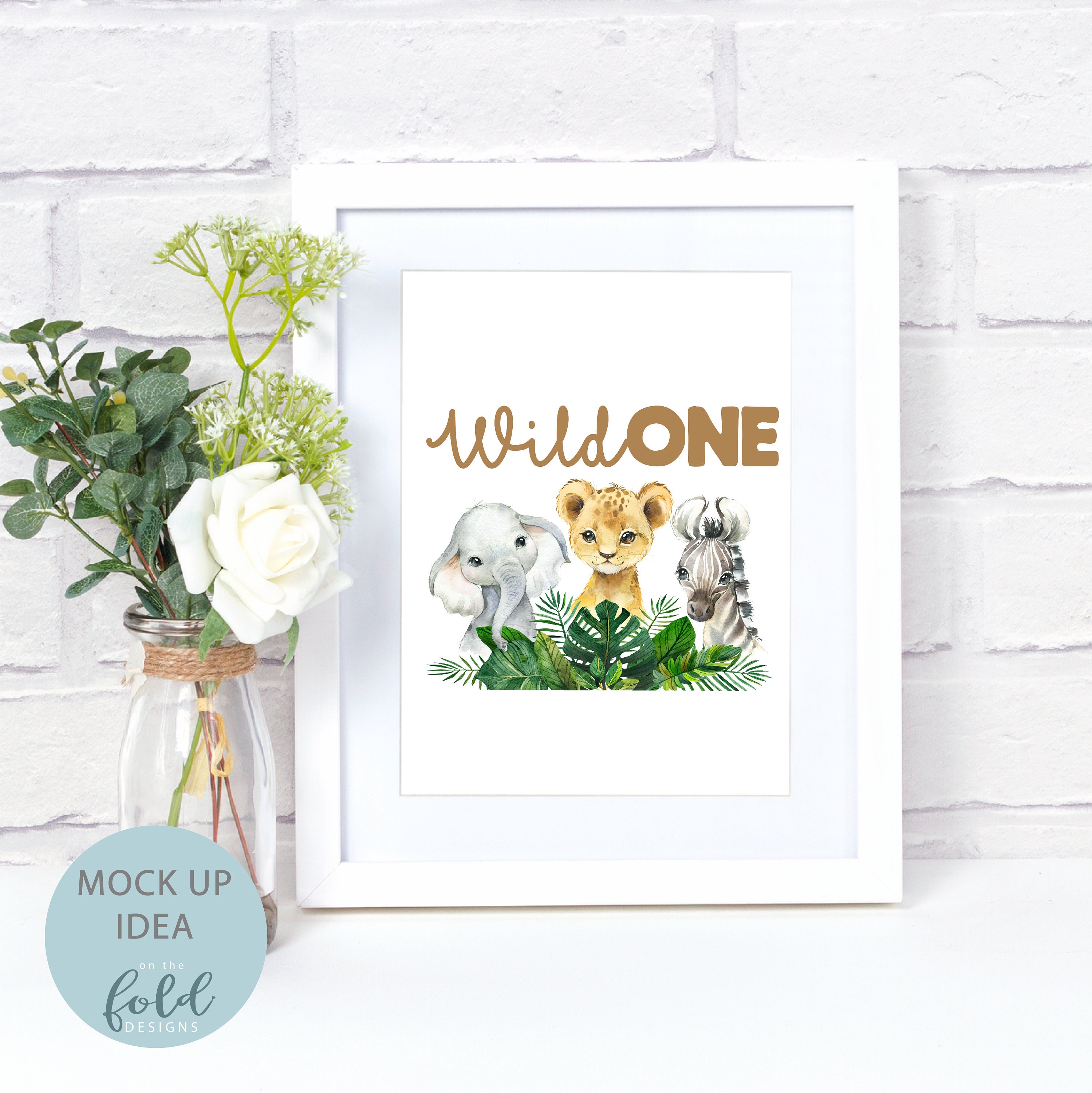 Wild One Safari Animal Print Png Transparent Clipart With - Etsy