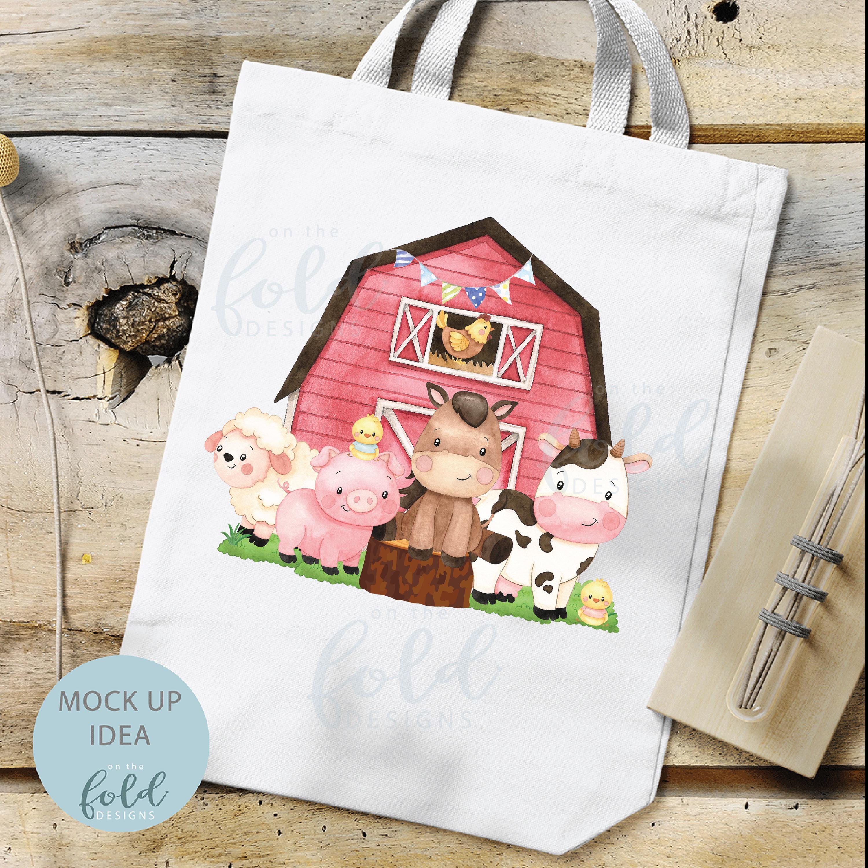 Farm Animals Clipart PNG – Cute Watercolor Barnyard Animals, Baby ...