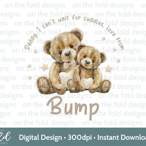 Premier papa fête des pères, j'adore les cliparts papa + bébé, impression neutre par sublimation UVDTF DTG PNG Design graphique jolie carte bébé gilet