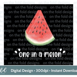 Einer in einer Melone, Clipart, eins in Millionen Früchte, Sommer liebend, Dankeskarte transparente Clipart, Download, Sublimationsdruck, Grafik