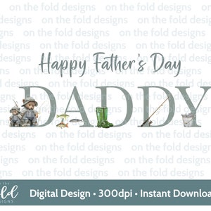 Clipart copain de pêche papa, PNG, 1ère fête des pères, pêche à l'ours, clipart transparent, téléchargement immédiat, impression par sublimation