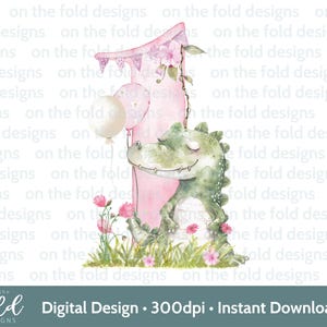 Crocodile 1er anniversaire des cliparts, bébé, Safari, jungle aquarelle carte gilet bébé Design rose une impression par Sublimation, Image graphique Uvdtg