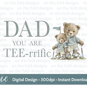 Clipart di golf per papà per la festa del papà, per una maglietta, migliore alla pari, compagno di golf, clipart trasparente per la prima festa del papà, download istantaneo, stampa a sublimazione