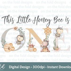 Bee eerste verjaardag Clipart Png transparante achtergrond Honey Comb Bee Hive sublimatie Design Instant Digitale Download kaart Uvdtf Crafting