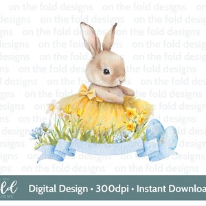Clipart Coniglietto Pasquale Ballerina Coniglio Coniglio, Acquerello, PNG, Sublimazione, Clipart Digitale, Creazione di Biglietti, Gilet per Bambini Immagine UV-DTF Pigiama di Pasqua