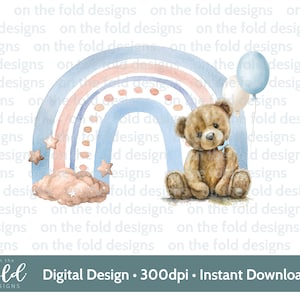 Ballons arc-en-ciel en peluche PNG, création de cliparts transparents, nouveau bébé, impression par sublimation, fabrication de cartes, imprimez le vôtre, téléchargement immédiat