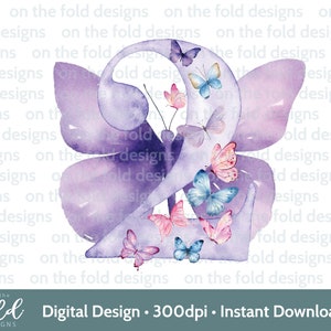 Borboleta Clipart 2º aniversário Número Dois Lilás Roxo Imagem PNG Download instantâneo Sublimação Crafting Card Making Cake Topper Party UVDTF