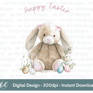 Clipart Coniglietto di Pasqua Coniglio Carota Giardino Uova di Pasqua Acquerello PNG Pigiama Sublimazione Scheda Digitale Pj Baby Vest Design UV-DTF 1a Pasqua