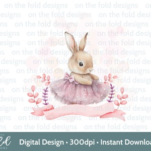 Pink Ballerina Clipart banner acquerello PNG download immediato di clipart digitale vestiti per bambini gilet card design stampa a sublimazione UVDTF