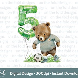 Futebol 5º aniversário clipart futebol menino camiseta colete de bebê cartão imprima seu próprio png personalizado footie festa footy botas sublimação uvdtf