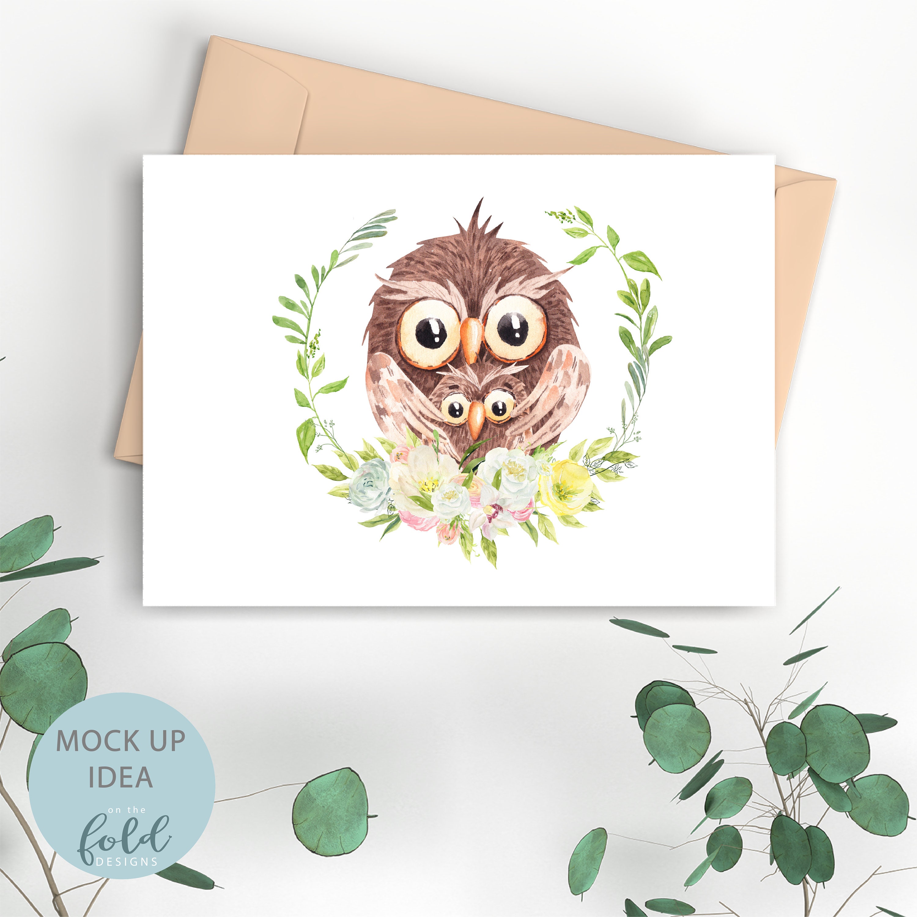 Corona floral de búho y bebé búho Día de la Madre Clipart transparente  Descarga instantánea Manualidades personalizadas Impresión por sublimación  Tarjetas Chaleco PNG - Etsy México, image size:2999x3000