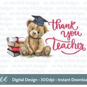 Enseignant, clipart, Merci png, 1er jour à l'école sublimation conception d'assistant d'enseignement, image imprimable transparente, téléchargement immédiat