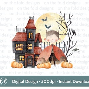 ハロウィーン クリップアート PNG 黒 かわいい ドラキュラ 吸血鬼 デジタル ダウンロード ベビー服 パジャマ デザイン PJ 画像 トリック オア トリート UVDTF DTG 昇華