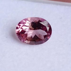 Amazing Pink Tourmaline Oval Shape, Natural Pink Tourmaline Loose Gemstone,Tourmaline Faceted 1.85ct. Calibrated Tourmaline Cut for jewelry