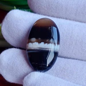 Top Original Sulemani Black Aqeeq Gemstone Real Natural Black