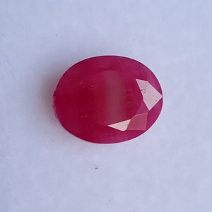Natural Untreated Unheated Ruby Loose, Beautiful Ruby Oval Shape Fine Quality Red Ruby,Mined in Mozambique Pigeon&#39;s Blood, 2.20 ct