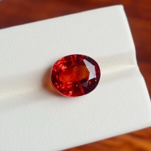 Top Rare Natürlicher Orange Hessonit Granat Facettierter Loser Edelstein Aus Afrikanischem Granat Cut Ringgröße Luxus Schmuck 11.8x9.7 MM 6.70 Ct