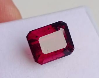 Pink Tourmaline Gemstone: Octagon Cut, 3.30 ct, 9.3x7.3MM