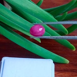 High Quality Top Natural Red Ruby Loose Gemstone. Nice Oval Shape Cabochon Gemstone Use For Jewelry Making 0.90 Ct Small Size Ruby Gifts