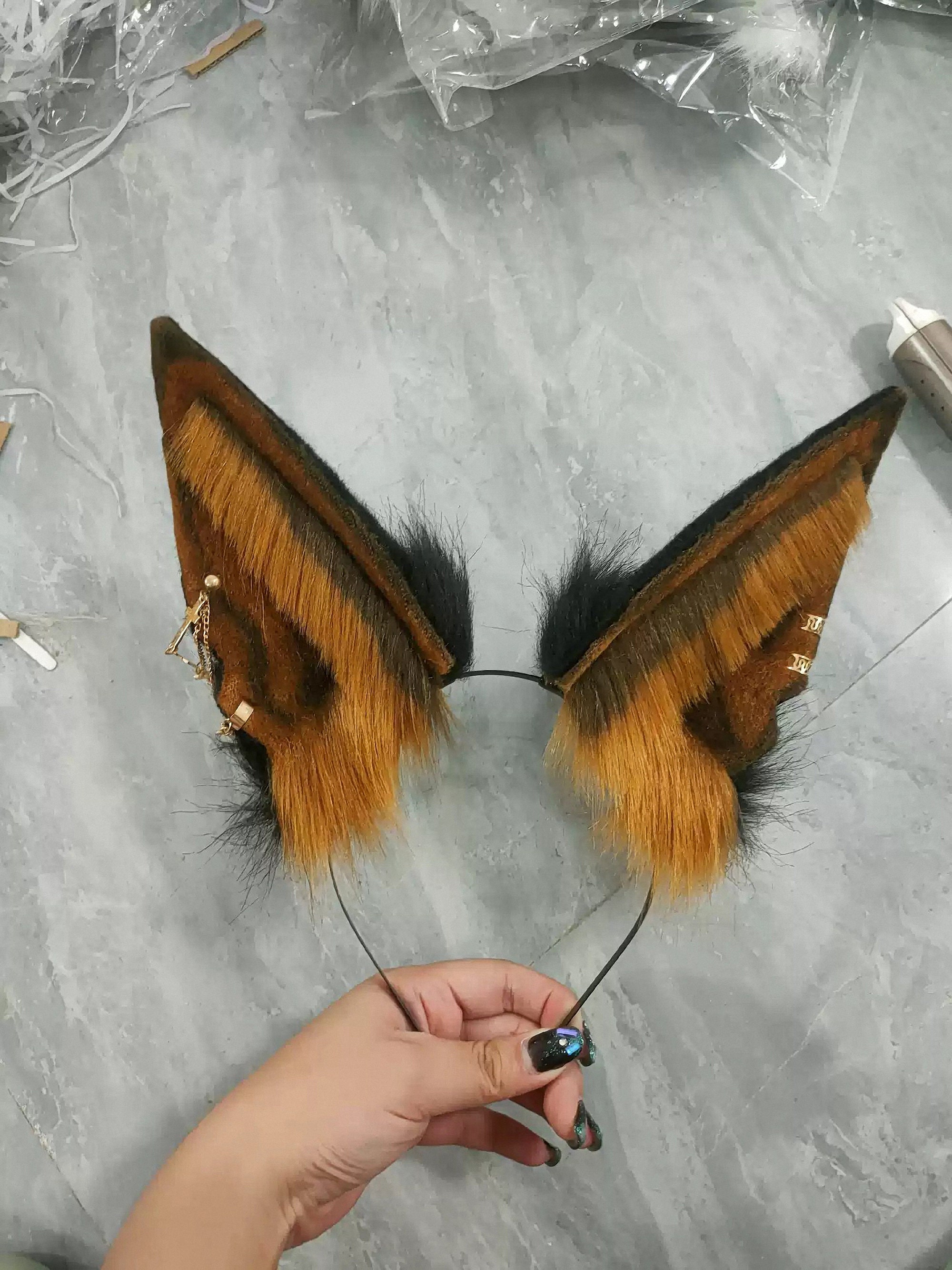 Set De Disfraz De Lobo Para Carnaval – Orejas De Peluche, Guantes Y Cola De Lobo, Accesorios Realistas Para Halloween Y Juegos De Rol, Para Niños Y Adultos