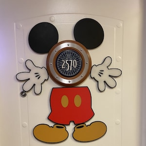 Mickey Body Cruise Door Magnet | Cruise Decor | Disney Cruise Magnet | 3D Printed