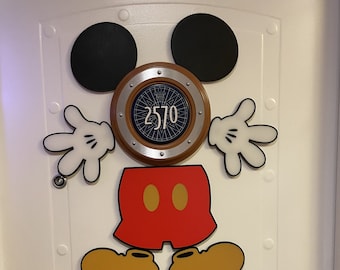 Mickey Body Cruise Door Magnet | Cruise Decor | Disney Cruise Magnet | 3D Printed
