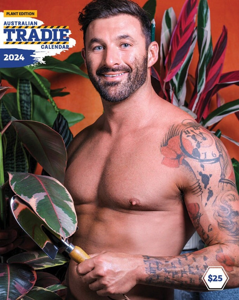 2024 Australian Tradie Calendar Plant Edition Etsy