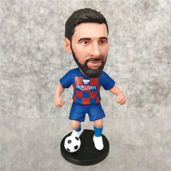 Bobbleheads, Soccer Stars, Messi Toy, Personalized Bobbleheads, Keepsake Gift, Personalized Gift, Best Gifts for Birthday, Christmas etc.