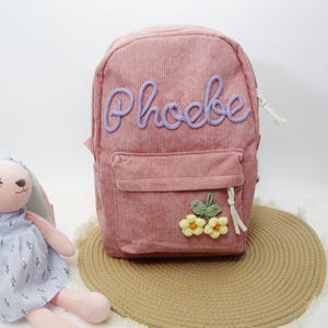 Sac à dos personnalisé avec prénom pour enfant,Sac à dos personnalisé avec prénom brodé | Sac d'école | Cartable pour tout-petits | Cartable pour enfants | Sac à dos pour enfants