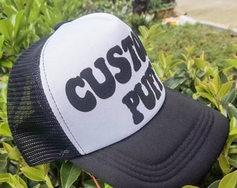 Casquettes trucker personnalisées imprimées PUFF // Qualité et prix imbattables // Devis // Casquette de baseball