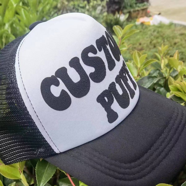 Custom PUFF Print Trucker Hats // Unbeatable Quality and Price // Quotes // Baseball Cap