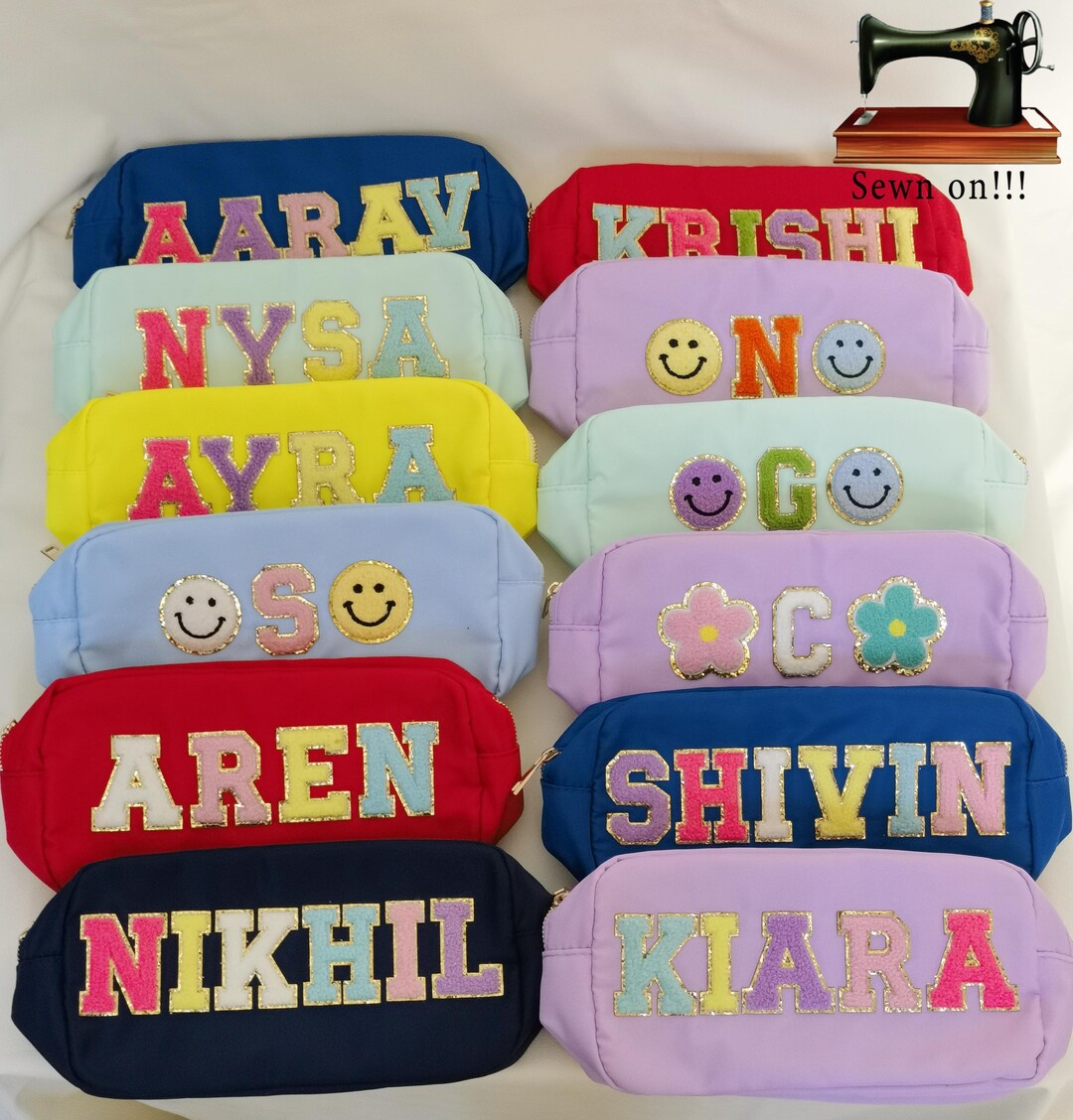 Logo-Patch Nylon Pouch