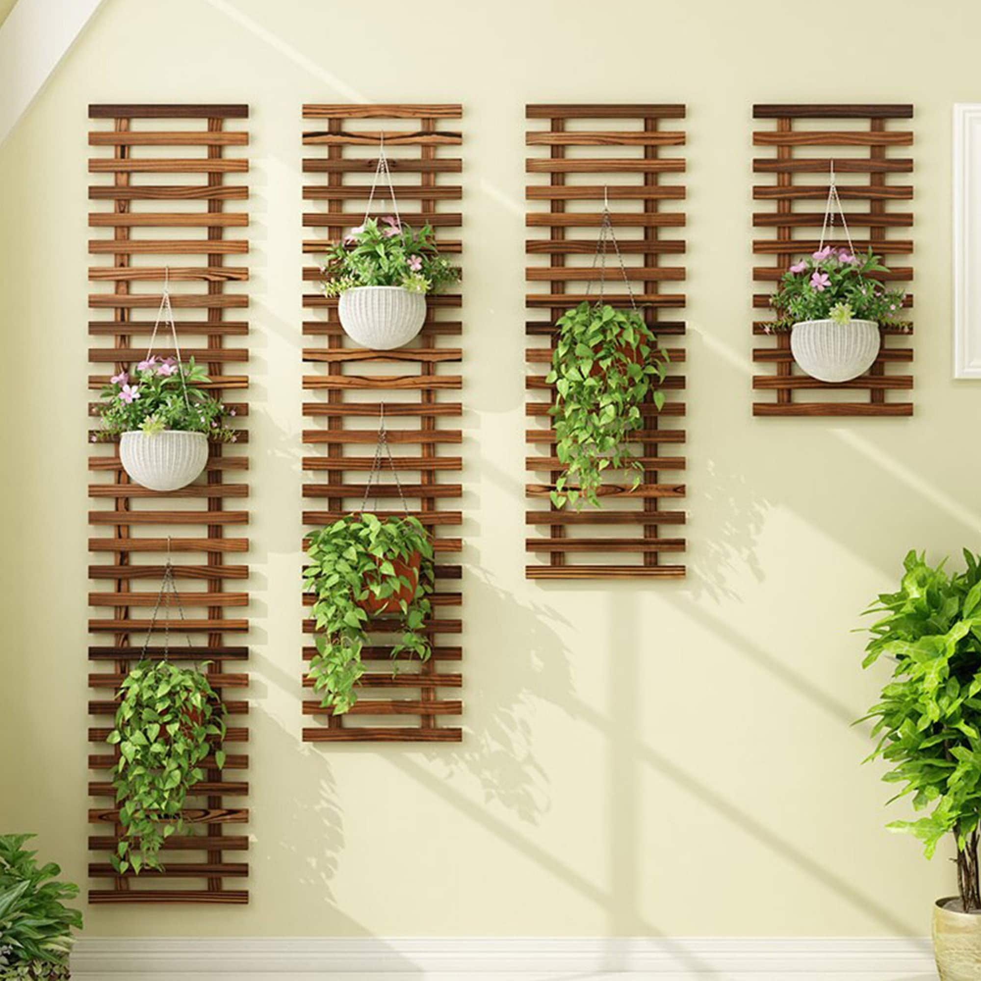 Large Plant Stand With Pot Wood Plant Stand Modern Indoor Etsy Canada