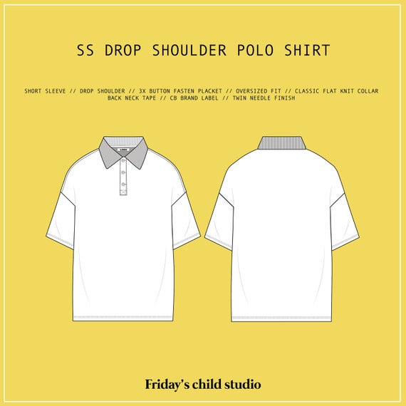 Polo Shirt Flat Sketch designs, themes, templates and downloadable graphic  elements on Dribbble