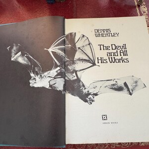 Dennis Wheatley The Devil and All His Works Illustrated Hardback 1973 image 3