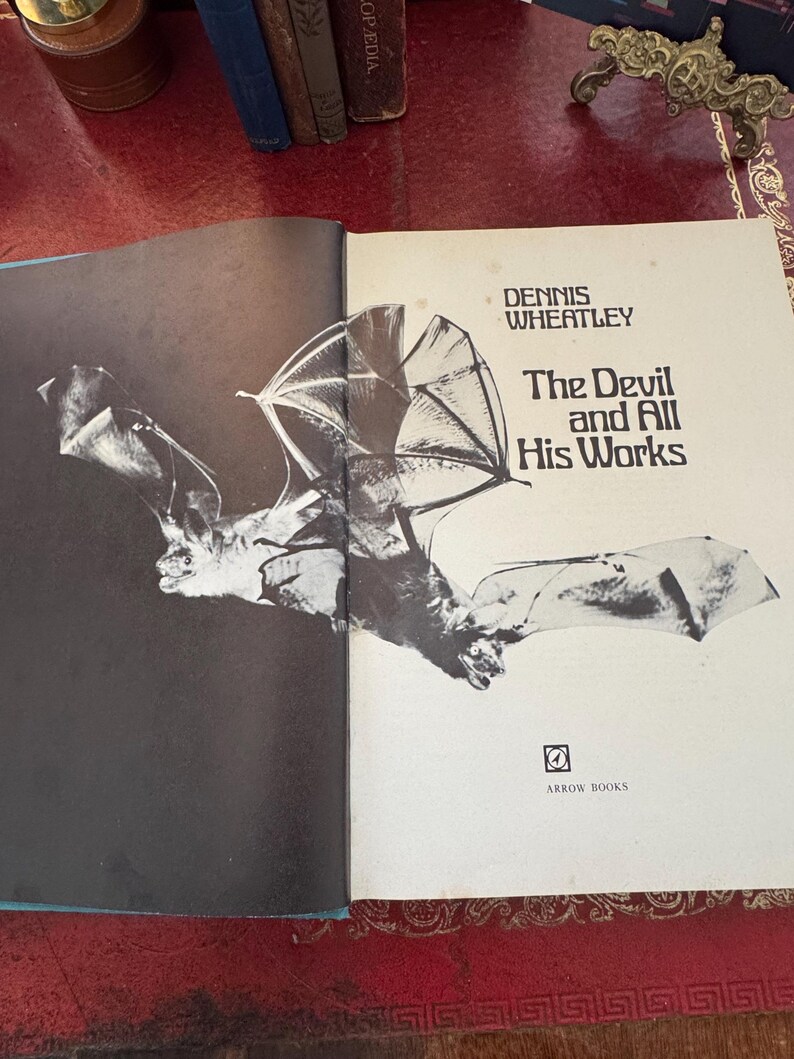 Dennis Wheatley The Devil and All His Works Illustrated Hardback 1973 image 3