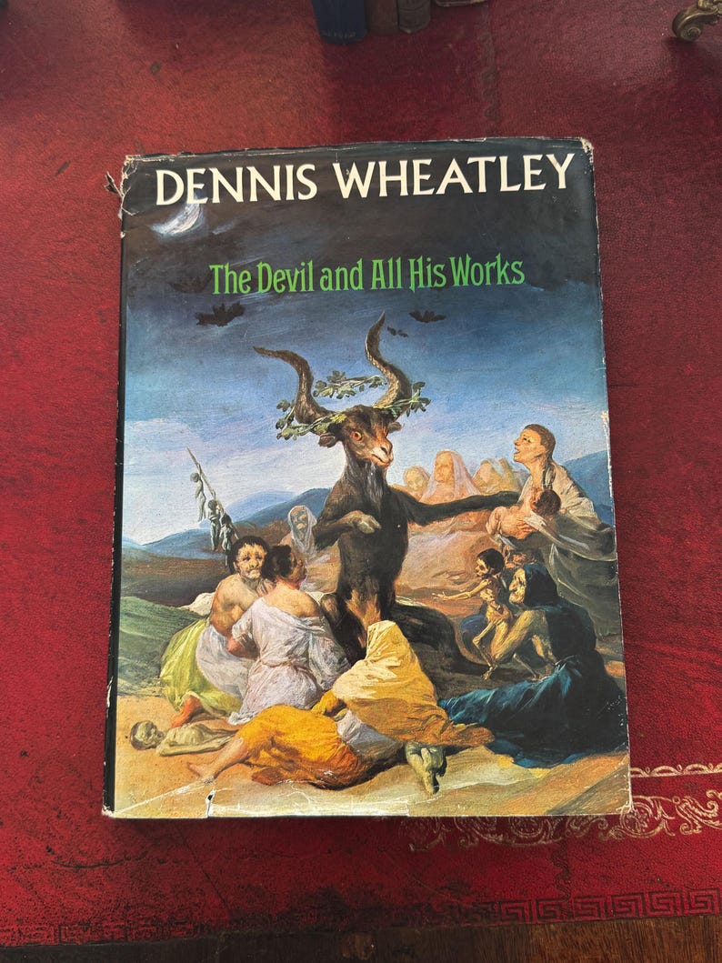 Dennis Wheatley The Devil and All His Works Illustrated Hardback 1973 image 1