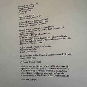 Dennis Wheatley The Devil and All His Works Illustrated Hardback 1973 image 4