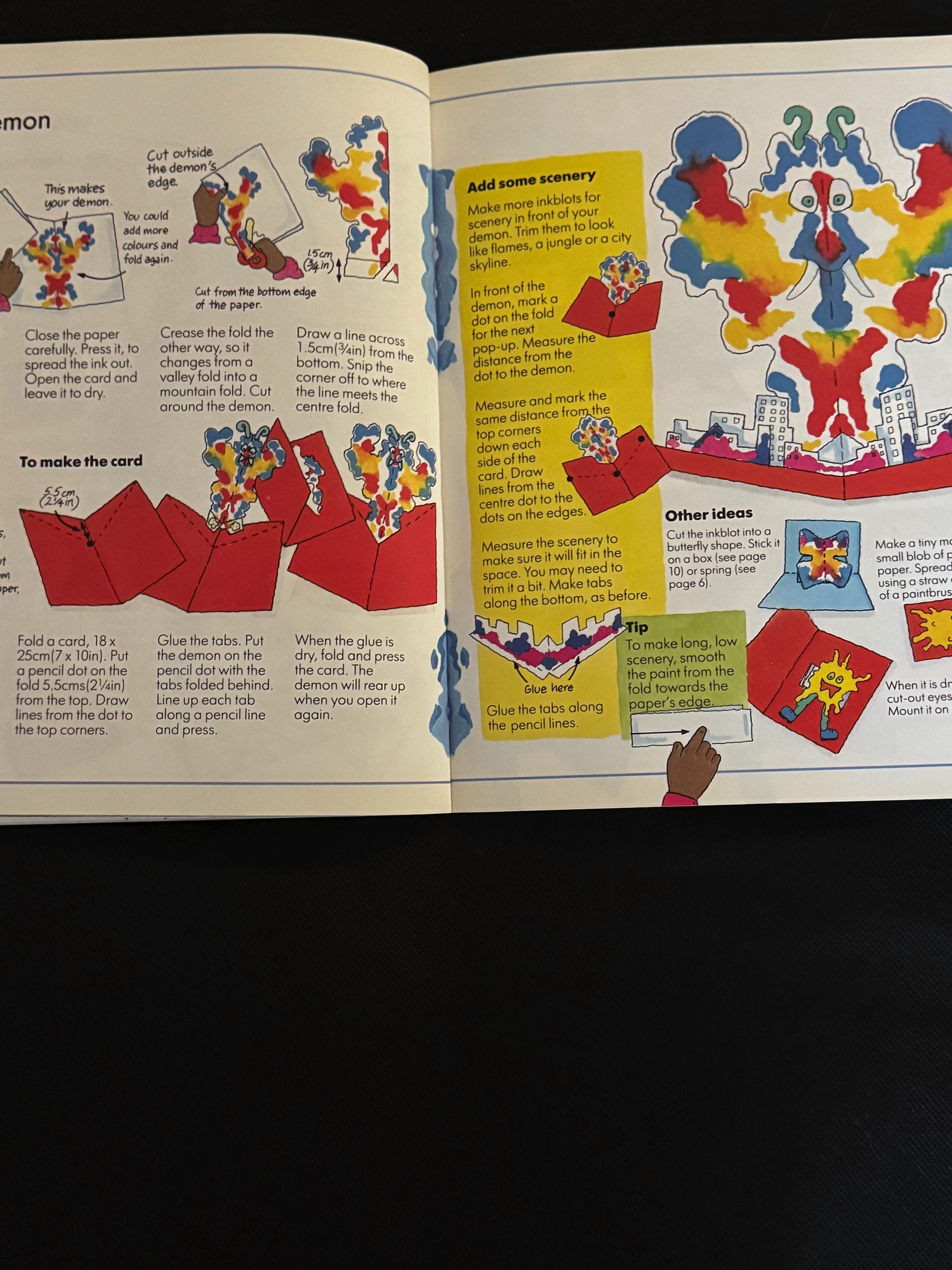 The Usborne Book of Pop-ups (1992 Edition) - Etsy