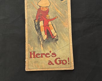 Vintage - Hilda Cowham “Here’s a Go!” Chapbook – 1920s British Children’s Illustration