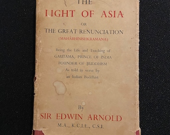 The Light of Asia by Sir Edwin Arnold, 1959 Edition