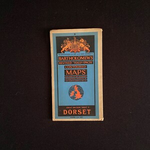 Bartholomews revidierte Karte Dorset Blatt 4 circa nach 1936