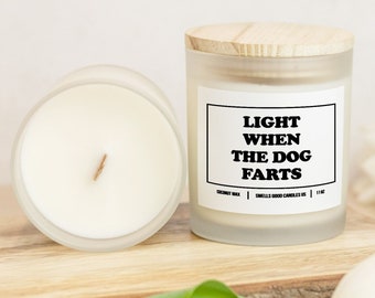 Light When Dog Farts Candle Fur Mama Animal Lovers Gift Dog Dad Birthday Candle Dog Mom Appreciation Gift Funny Fur Parents Candle 1084