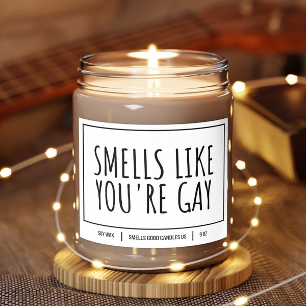 LGBTQIA+ Funny Candles Best Friend Gift Coming Out Candles Funny Gay Gift Gay Pride Candles Gift From Ally Queer Friend Scented Candles 1450