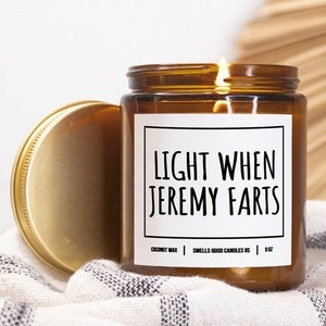 Personalized Candle Light When Name Farts Candle Custom Name Candle Best Friend Gifts For Her Christmas Best Friends Candle Idea 980