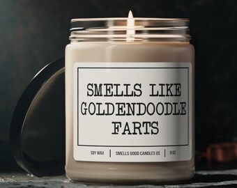 Dog Owners Scented Candles New Pet Parent Candles Funny Housewarming Gifts For Dog Lovers Goldendoodle Farts Candles Hilarious Candles 1792