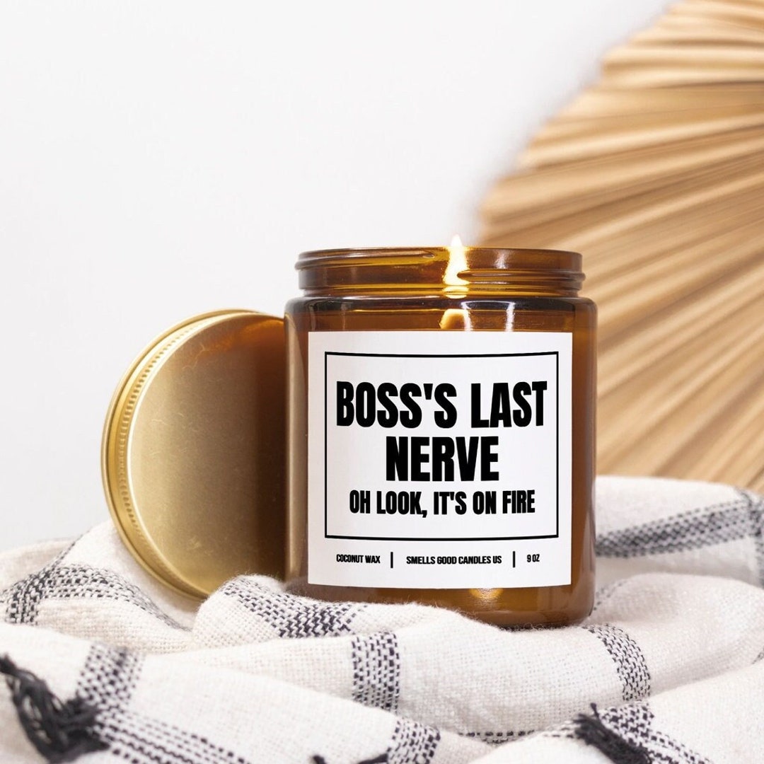 Funny Boss Candles Employees to Boss Birthday Cool Candles Etsy
