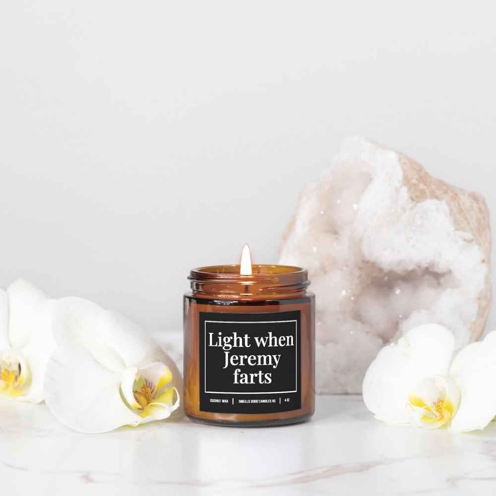 Custom Fart Candles Light When Name Farts Hilarious Candles Best Friend